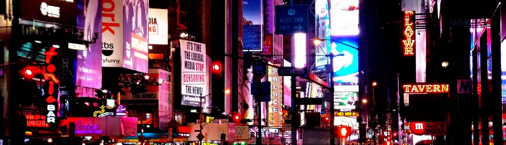 A Night in Time Square; New York; Time Square